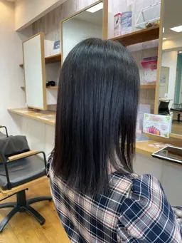 ［時短オススメメニュー］カット無しのサラサラストレート