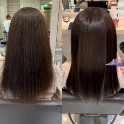 【🫧超ダメージレス艶髪縮毛矯正特別Plan🫧】カット+プレミアム縮毛矯正+トリートメント