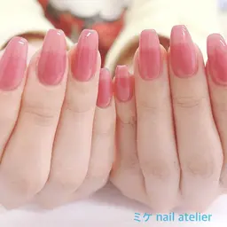 【ハンド】ワンカラー ·ラメグラデーション