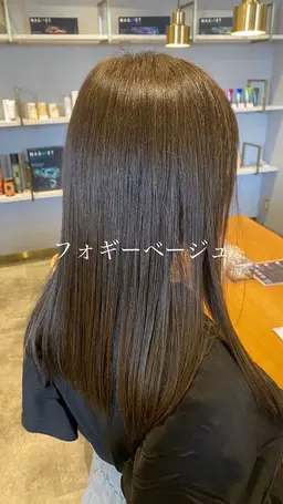 カット艶カラー1stepトリートメント