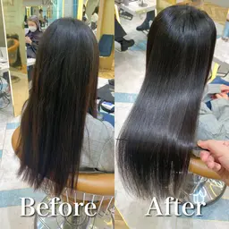 ❣️湿気、梅雨対策！東京エリアNo1コスパ【髪質改善ストレート 縮毛矯正】＋【スチーム3stepトリートメント】