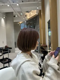 【艶髪カラー➕ReFa ファインバブル】頭皮ケア✖️色持ちUP✨スタイリング付き✨