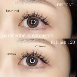 【アンドヘルシー🪄】LEDフラットラッシュ80本迄＋パーマ🪽