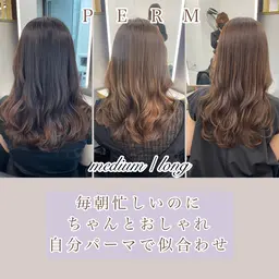 【ミニモ限定】パーマ指名90%💇韓国風レイヤーカット＆デジタルパーマで可愛く似合わせ👌一日5名様限定クーポンです