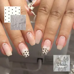 👑人気No.1👑シンプルコース🎀片手に2本ずつアート🉑✨ワンカラーorラメグラデーションベースになります!💖