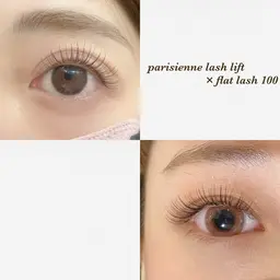 《初回》パリエク120本(フラットorセーブル 選択可/オフ、アイシャンプー込)