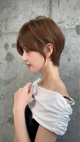 【バッサリも可能です🉑】大人美人ショートカット＋超音波トリートメント✨