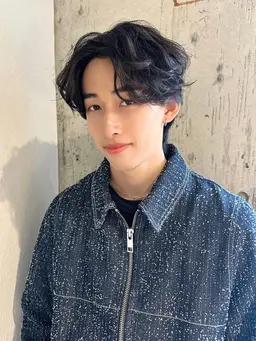 【メンズおすすめ】カット＋ナチュラルパーマ＋スタイリングアドバイス付き