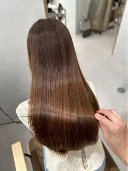 【新規限定🌱】艶カラー＋髪質改善tr２回♻️¥13000→7000