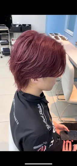 メンズカット+ダブルカラー🔥【 #メンズカラー #ダブルカラー #ブリーチ男子 #透明感カラー】