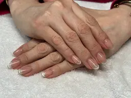 マグネットフレンチ(カラーベース+チークネイル+マグネットフレンチ) オフ込み