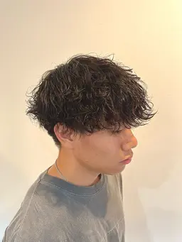 【メンズ人気No.1】🔥カット＋パーマ＋トリートメント💈朝のセットが楽になるメンズスタイル✨