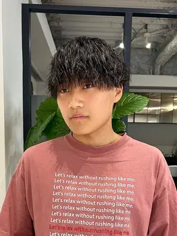 【12月限定料金⭐️】✂️メンズカット＋🌀ツイストスパイラルパーマ