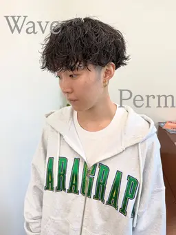 【支持率No. 1】🪞カット×メンズパーマ×3stepトリートメント