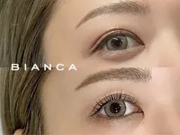 【マスカラパーマ上のみ】まつげパーマ＋ブラックティント/束感仕上げ/川越/まつパ