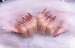 【当日限定特別価格❣️】🌸オフなし🌸スカルプ💅ラメグラデーション✨️