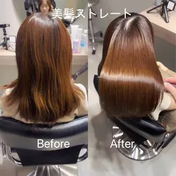 🥇 柔らか地毛ストレート（髪質改善縮毛矯正）®（艶モチNo.1）＋高濃度TR