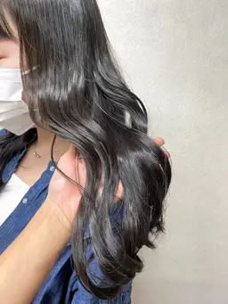 -カット+カラー-マイクロバブルで頭皮スッキリ！