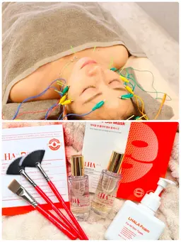 【人気NO.1】🎄12月限定🈹引き上げ＋美肌🇰🇷【肌育ララピール×電気美容鍼、幹細胞パック】艶肌、たるみ、毛穴◎