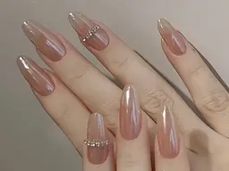 ★パール感ミラーネイル