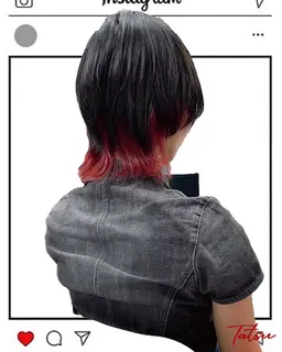 カット+ケアブリーチ+インナーカラー+TK5