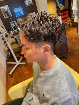 似合わせメンズカット+カラー(ブリーチ不可)