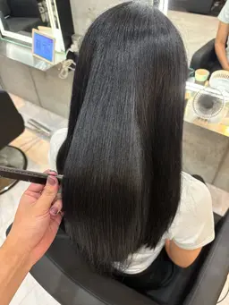 縮毛矯正+カット(5センチ以下)✂️