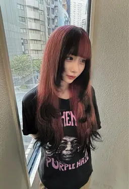 ケアブリーチ】カット+グラデーションカラー+保護TR付￥15000