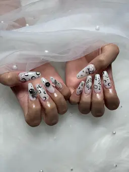 チップ長さ出し　デザイン持ち込み　オフあり