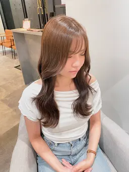 ミニモ限定🤍カラー+顔周りカット+ 3stepトリートメント