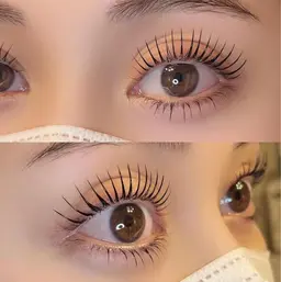 パリジェンヌラッシュリフト上下&コテイング剤付き￥6500