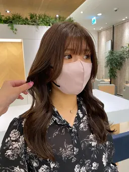 【湿気にも負けない！前髪パーマ】カット＋前髪パーマ🌸