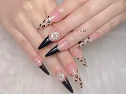 チップ長さ出しデザイン(シンプル4-6本)