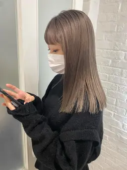 【ブリーチ毛でも艶髪に】カット＋サブリミックトリートメント