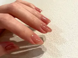 オフ込みワンカラーネイルです♡