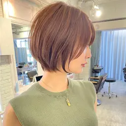 【大人可愛い】丸みショートカット＋髪質改善クイックトリートメント🫧💕朝ラク✨&小顔効果！