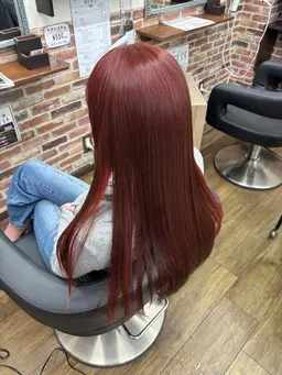 ファッションカラー⭐️ブリーチ無しカラー🍒