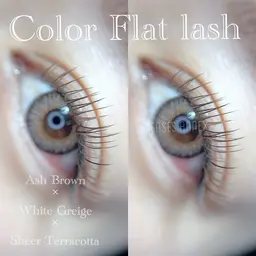 ◇カラーフラットラッシュ付け放題◇全41色🎨コーティング剤／ヘッドマッサージ付✳︎