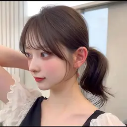 顔まわりカット🌈🫧