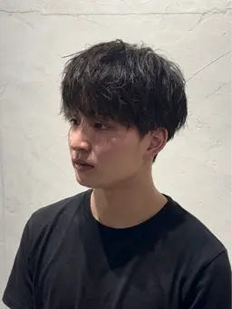 【清潔感UP】メンズカット＋眉カット＋頭皮汚れを落とす炭酸泉流し付き