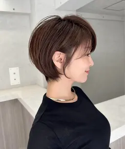 大人美人ショート×くびれショート✨️(30代以上限定🍀)カット×白髪ぼかし×トリートメント
