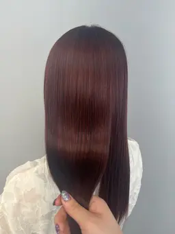 前髪カット+カラー+トリートメント🎈