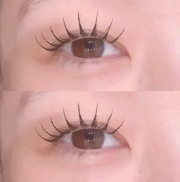 【12月限定🎄】LEDマツエク/フラットラッシュ80〜120本¥6800