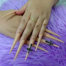 《最先端スカルプ》2枚MAX‼️モデル募集🩵ワンカラー/ラメグラ(パーツ別途料金)✨オフあり