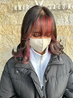 🍓🍑インナー、アクセント🍊🍇＋トリートメント✨