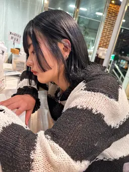 【U25】就活生におすすめ✨黒染めを使わないダークトーンカラー🖤