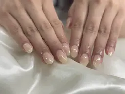 【技術向上練習モデル】オフなしワンカラーネイル