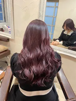 【随時募集中‼️】ちゅるちゅるワンカラー🍒＋3stepトリートメント🍀(シャンプーブロー代込み)