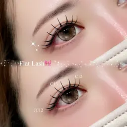 フラットラッシュ80本🎀.*･ﾟ【アイシャンプー付き】