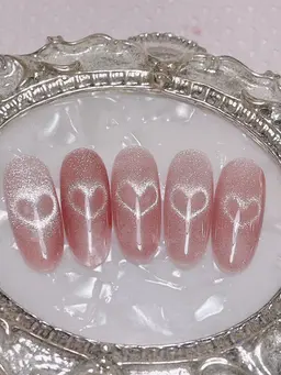 大人気ハートマグネットorチークネイル